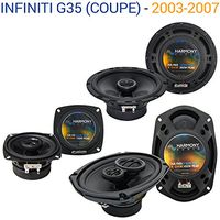 Compatible with Infiniti G35 (Coupe) 2003-2007 OEM Speaker Replacement Harmony Upgrade Package