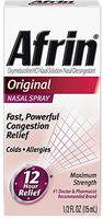 Afrin Nasal Spray, Original 15 mL (Pack of 9)