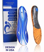 Orthotics Insoles/Inserts/Pads with Arch Supports for Flat Feet,Plantar Fasciitis,Feet Pain,Pronation,Heel Pain for Men and Women Shoes (Blue, (US Men 7 -Women 9 (10.24in)(260MM)))