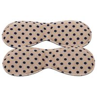 GloryMM Sponge Soft Heel Stickers Heel Shoe Grips Anti-Friction Non-Slip Insole Foot Care,Apricot Black Spots