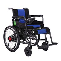 Lightweight Dual Function Foldable Power Wheelchair (12A Li-Ion Battery), Drive With Electric Power Or Use As Manual Wheelchair