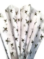 Tissue Paper for Gift Wrapping with Design (Bees), 24 Large Sheets (20x30)