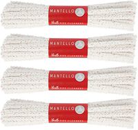 Mantello Hard Bristle Pipe Cleaners, 4 Bundles, 176 Count