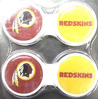 California Accessories Washington Redskins 2 Pack Contact Lens Case