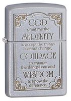 Personalized ZIPPO Lighter Serenity Prayer - Free Engraving (28458)