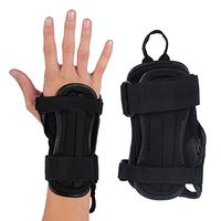 twbbt 1 Pair Wrist Support Gloves Ski Protective Gear Outdoor Sport Brace Guard Pads-Wrist Support Braces for Men Women - Weight Lifting, Xfit, Powerlifting, Strength Training