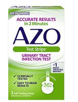 AZO Urinary Tract Infection Test Strips, 3-Count Boxes (Pack of 2)(Packaging may vary)