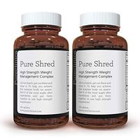 Pure Shred x 360 Tablets - (5 Leading Weight Management Ingredients - 1000mg per Tablet -2 Bottles of 180 Tablets - up to 1 Years Supply! SKU: PSHRED3x2