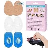 Silicone Metatarsal Foot Pads - Ball of Foot Cushion Pain Relief for Women Men - One Size fits All, 3 Pair