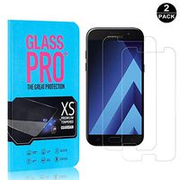 Bear Village Screen Protector for Galaxy A5 2017, Bubble Free, 9H Scratch Resistant HD Tempered Glass Screen Protector Film for Samsung Galaxy A5 2017, 2 Pack