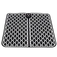 AYNEFY Foot Massager Machine, Mini Foldable USB Cable Wireless Intelligent Pulse Massager Foot Massage Pad Set for Relieve Feet and Legs Pain