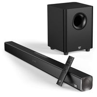 TaoTronics Sound Bars for TV 120W 2.1 Channel Sound Bar with Subwoofer