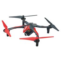 Dromida Ominus First-Person View (FPV) Unmanned Aerial Vehicle (UAV) Quadcopter Ready-to-Fly (RTF) Drone with Radio System, Batteries and USB Charger (Red)