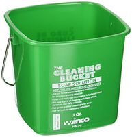 Winco PPL-3G Cleaning Bucket, 3-Quart, Green Soap Solution by Winco