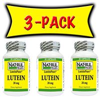 Nat-rul Health Lutein 20mg (LuteinPure) 30 Softgels - 3 Pack