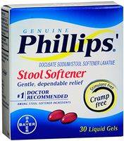Phillips' Stool Softener Liquid Gels 30 Liquid Gels (Pack of 11)