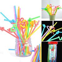 YENJO 100Pcs Durable Heat Resistant Disposable Drink Straw