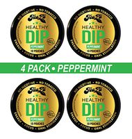 TeaZa Peppermint Herbal Snuff - Nicotine-Free and Tobacco-Free - Herbal Snuff - Great Tasting & Refreshing Chewing Tobacco Alternative - 4 Count