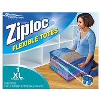Ziploc Storage Bags for Clothes, Flexible Totes for Easy and Convenient Storage, 1 XL Bag, Pack of 3 (3 Total Bags)