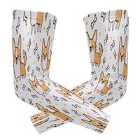 ZZKKO Corgi Dog Cooling Arm Sleeves Cover Uv Sun Protection for Men Women Running Golf Cycling Arm Warmer Sleeves 1 Pair