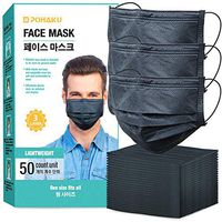 POHAKU Face Mask, Disposable Face Mask with 3 Ply Breathable and Extra Soft Elastic Ear Loop (50 PCS)
