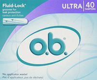 o.b. Ultra Absorbency Tampons, 40 Count (Pack of 2)