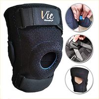 Plus Size Knee Brace Exclusive- Hinged Side Closing Design for Fast Wearing. Designed for Plus Size Men and Women, Provides Great Stabilization, Support, Non Slip & Non Bulky - Vievibrante 2