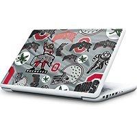 Skinit Decal Laptop Skin for MacBook 13-inch - Officially Licensed Ohio State University Ohio State Pattern Design