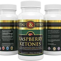 Vital and Strong Raspberry Ketones with Green Tea Extract 120 Count