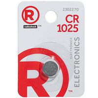 RadioShack CR1025 Lithium Battery
