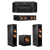 Klipsch 3.1 System with 2 RP-8000F Floorstanding Speakers, 1 Klipsch RP-504C Center Speaker, 1 Klipsch SPL-120 Subwoofer, 1 Marantz SR7012 A/V Receiver