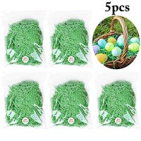 Funpa 5 Packs Party Paper Shred Gift Basket Filler for Easter Decoration