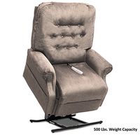 Pride LC-358XL (500 lbs. Weight Capacity) Heritage 3-Position Lift Chair with Inside Delivery and Setup Option (Cloud 9 Stone, Inside Delivery and Setup)