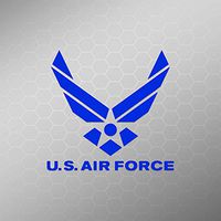 U.S. AIR FORCE Vinyl Decal Sticker Vinyl Decal Sticker | Cars Trucks Vans Walls Laptops | Blue | 6.75 In | KCD748BL