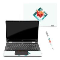 MightySkins Skin Compatible with HP Pavilion x360 14" (2018) - Tropical Fox | Protective, Durable, and Unique Vinyl Decal wrap Cover | Easy to Apply, Remove, and Change Styles | Made in The USA