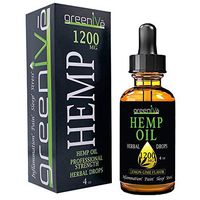 GreenIVe - Hemp Oil - Best Quality Hemp Oil - USA farmed and Bottled - Exclusively on Amazon (4 Ounce 1,200mg, Lemon-Lime)