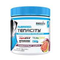 Nubreed Tenacity | Passion Guava | 40 Servings | Keto Friendly | Zero Sugar | Zero Carbs | NO Artifiical Dyes or Colors | Appetite Suppressant | Clean Energy | Mental Focus | Tastes Great