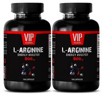 Pre Workout for Men - L-ARGININE 500 Mg - L-arginine Plus Supplement - 2 Bottles 200 Capsules