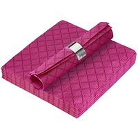 Silver Spoons 1575-SiS Disposable Napkins, Luncheon, Deep Pink