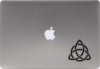 Symbol Celtic Hope Version 1 Vinyl Decal Sticker for Computer MacBook Laptop Ipad Electronics Home Window Custom Walls Cars Trucks Motorcycle Automobile and More (Black)