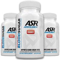 AS Research Advanced Blood Sugar Balance Supplement | 20 Herbs & Vitamins 630 mg | Cinnamon Extract Alpha Lipoic Acid Chromium | Glucose Metabolism & Insulin Resistance Support 60 Capsules