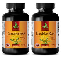 Herbal Diuretic & Anti-inflammatory Pill - Dandelion Root 520 MG - Dietary Supplement - Dandelion Supplement for Women - 2 Bottles 360 Capsules