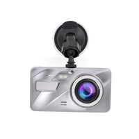 KingTo Dash Cam Dual Lens Car Front and Rear Channel Dashboard Camera Full HD 1080P 4.0" Screen 170 Degree Wide Angle Driving Camera Recorder with WDR Night Vision G-Sensor Motion Detect