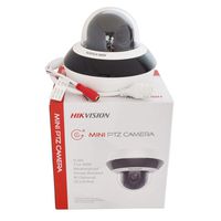 HIKVISION 4MP HD POE Outdoor Indoor IR Night Version Mini PTZ IP Camera DS-2DE2A404IW-DE3,2.8mm-12mm 4X Zoom,2560X1440，Audio Interface，Smart H.265+, Support 256G SD Card Recording，IP66 and IK10