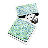 Wiener Dog - White Lighter Windproof Flip-Top Refillable with tin Gift Box