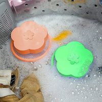 Weite 2-Pack Reusable Washing Machine Lint Filters Laundry Filter Bags, Durable Floating Ball Mesh Bag Catcher Net Pouch Pet Hair Remover Device (Multicolor)