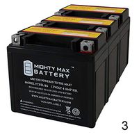 Mighty Max Battery YTX5L-BS 12V 4AH Battery Replacement for Beta RR 250 05-07 - 3 Pack Brand Product