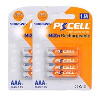 Ni-Zn 900mWh 1.6V AAA Battery Rechargeable Battery 8Pcs