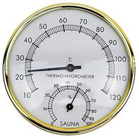 Outgeek Thermometer Hygrometer Round Accurate Temperature Humidity Monitor Meter