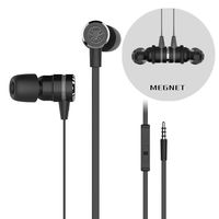 JonerytimePLEXTONE G20 Magnet Attraction Sport in-Ear Earbuds Heaphone Headset Stereo Bass Mic (Black)